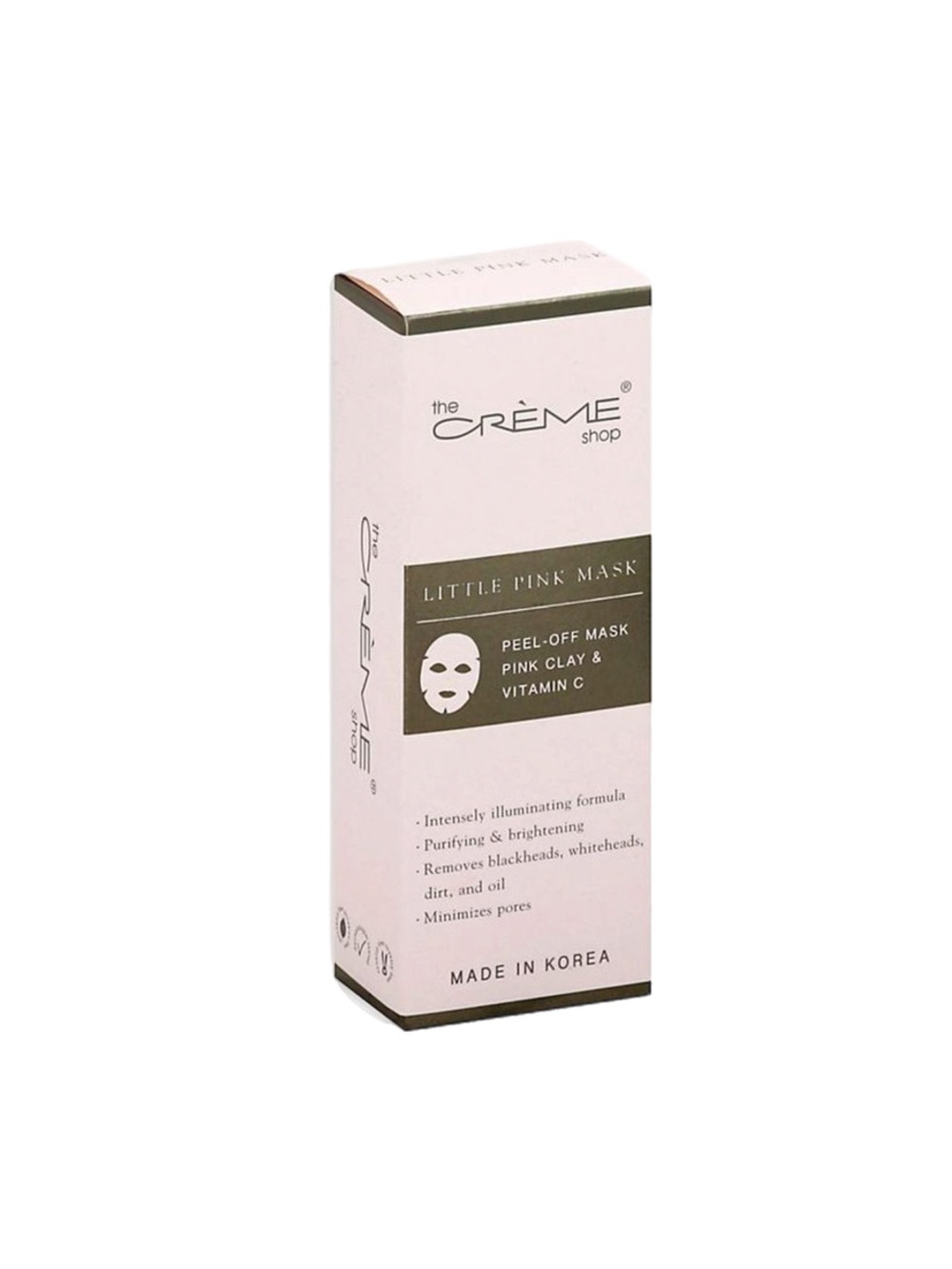 The Crème Shop Little Pink Mask - Pink Peel-Off Clay Mask